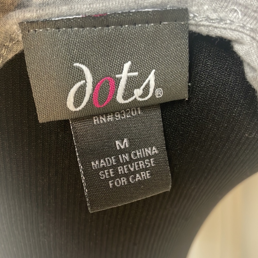 Grey Racerback Tank by Dots, size M - Picture 3 of 4